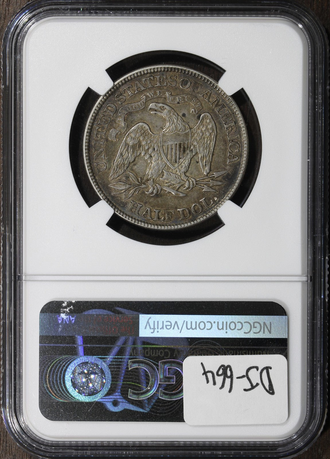 1876 (XF45) Seated Liberty Half Dollar 50C NGC - Great Type Coin