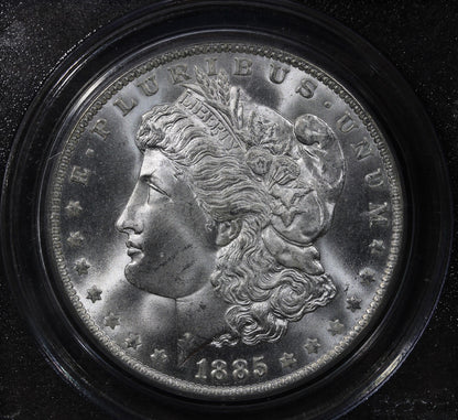 1885-O (MS66) Morgan Silver Dollar $1 PCGS - Blast White Gem