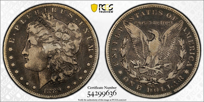1889-CC (F15) Morgan Silver Dollar $1 PCGS - KEY DATE Carson City