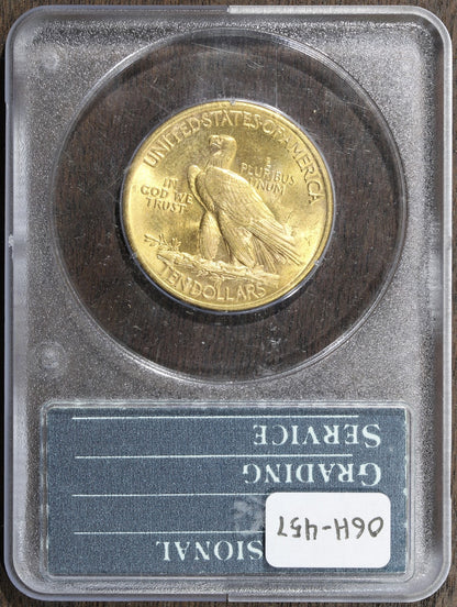 1926 (AU58 CAC) Indian Head Gold Eagle $10 PCGS Rattler