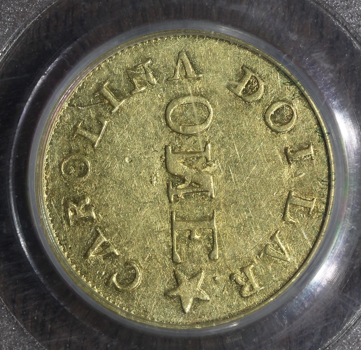 C. Betchler (XF45) Gold Dollar G$1 PCGS OGH - Reversed N