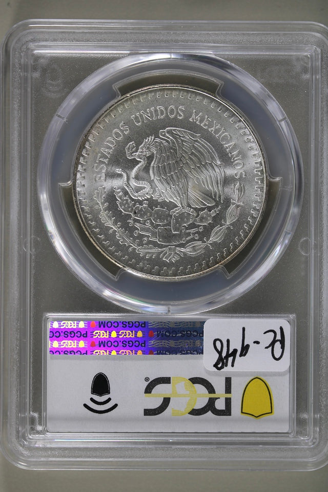 1991-Mo Mexico 1 Onza Libertad Type 1 PCGS MS66