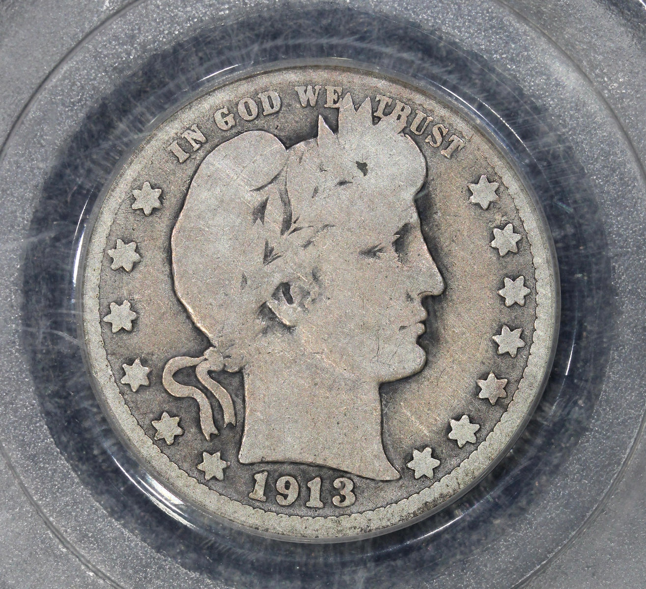 1913-S (G6 CAC) Barber Quarter 25c PCGS