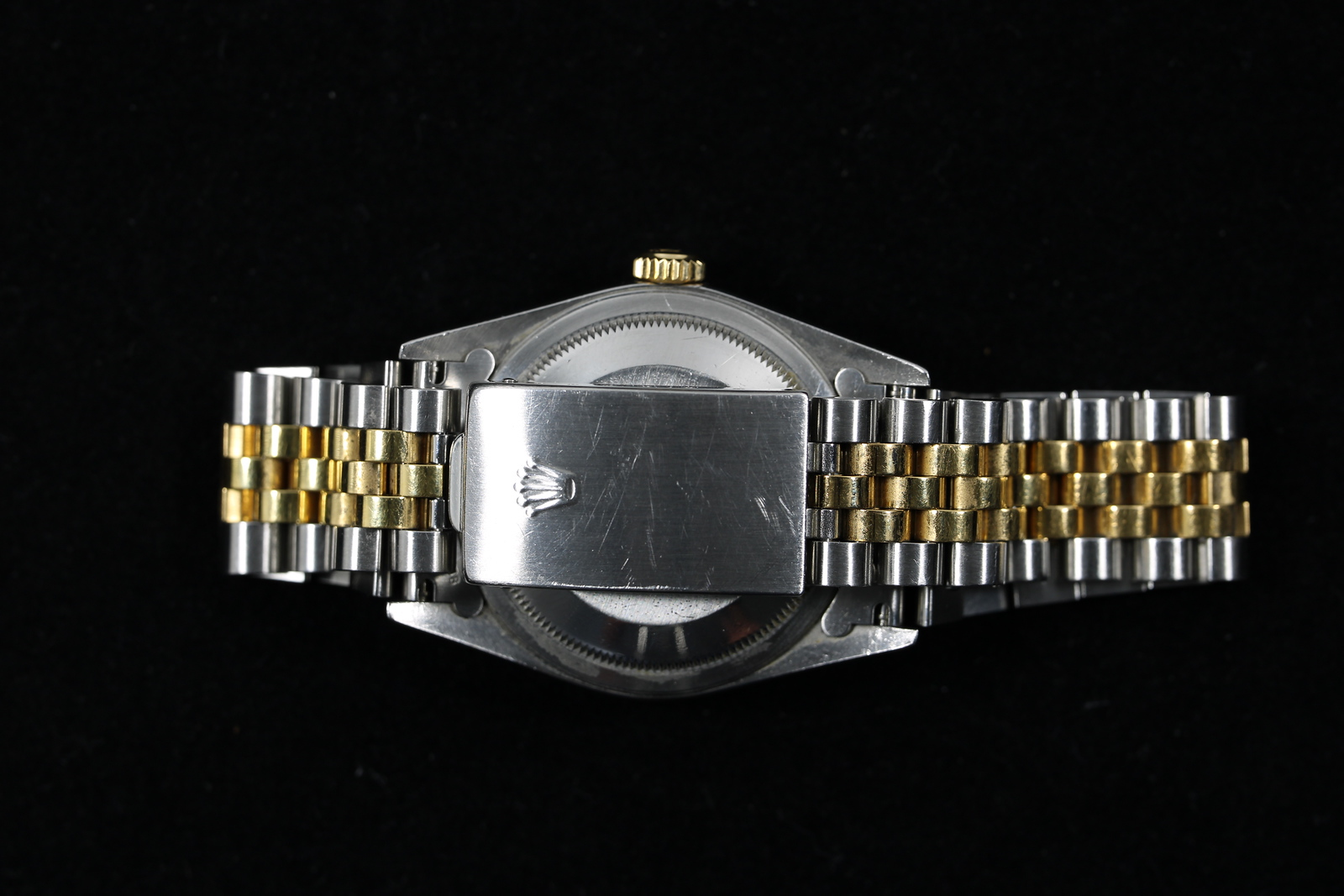 Rolex Datejust 16233 Gold and Silver Jubilee Bracelet with Gold Bezel