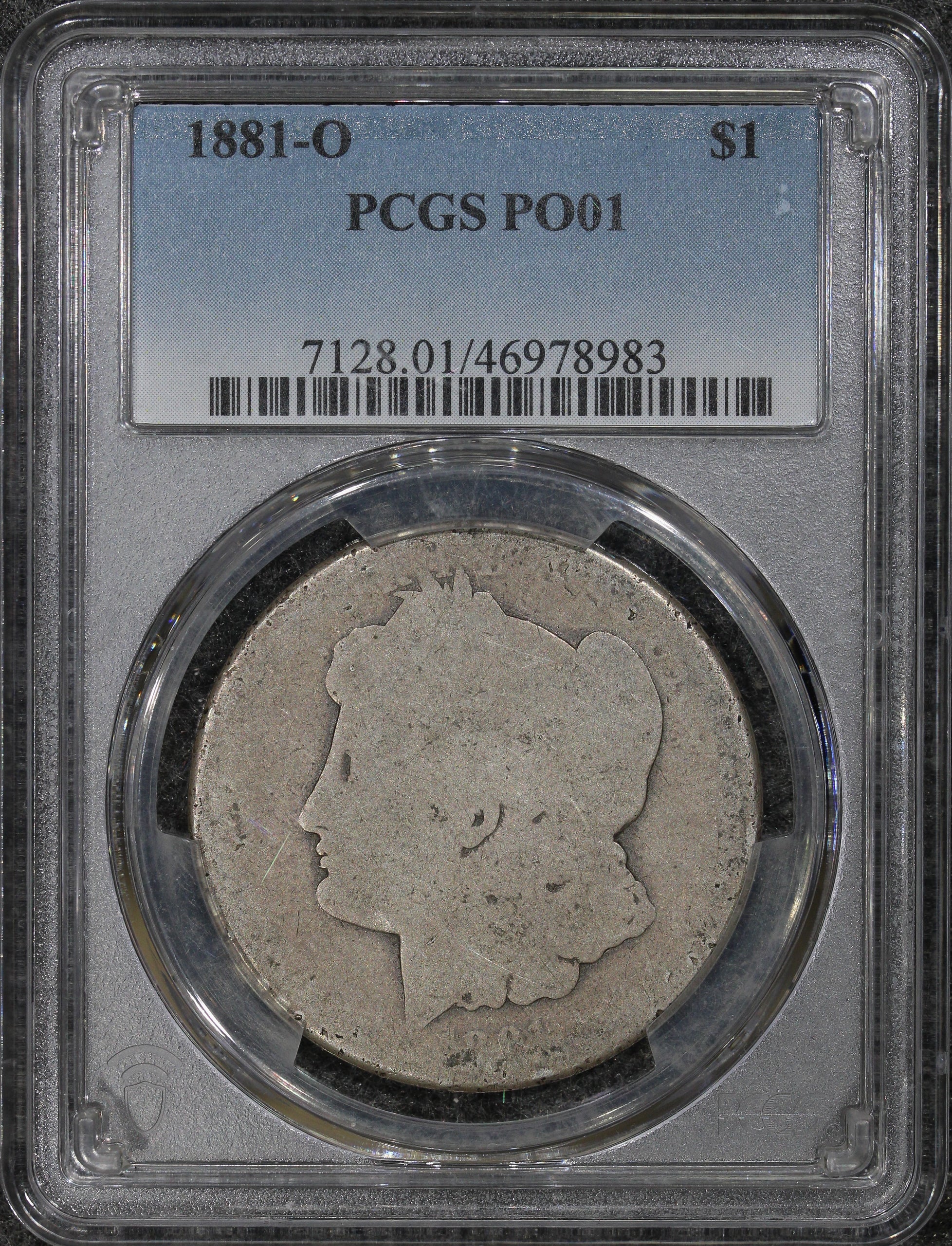 1881-O (PO01) $1 Morgan Silver Dollar PCGS Lowball Poor 1