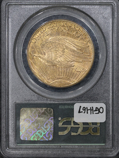 1909/8 (MS63) Saint-Gaudens Gold Double Eagle $20 overdate PCGS OGH