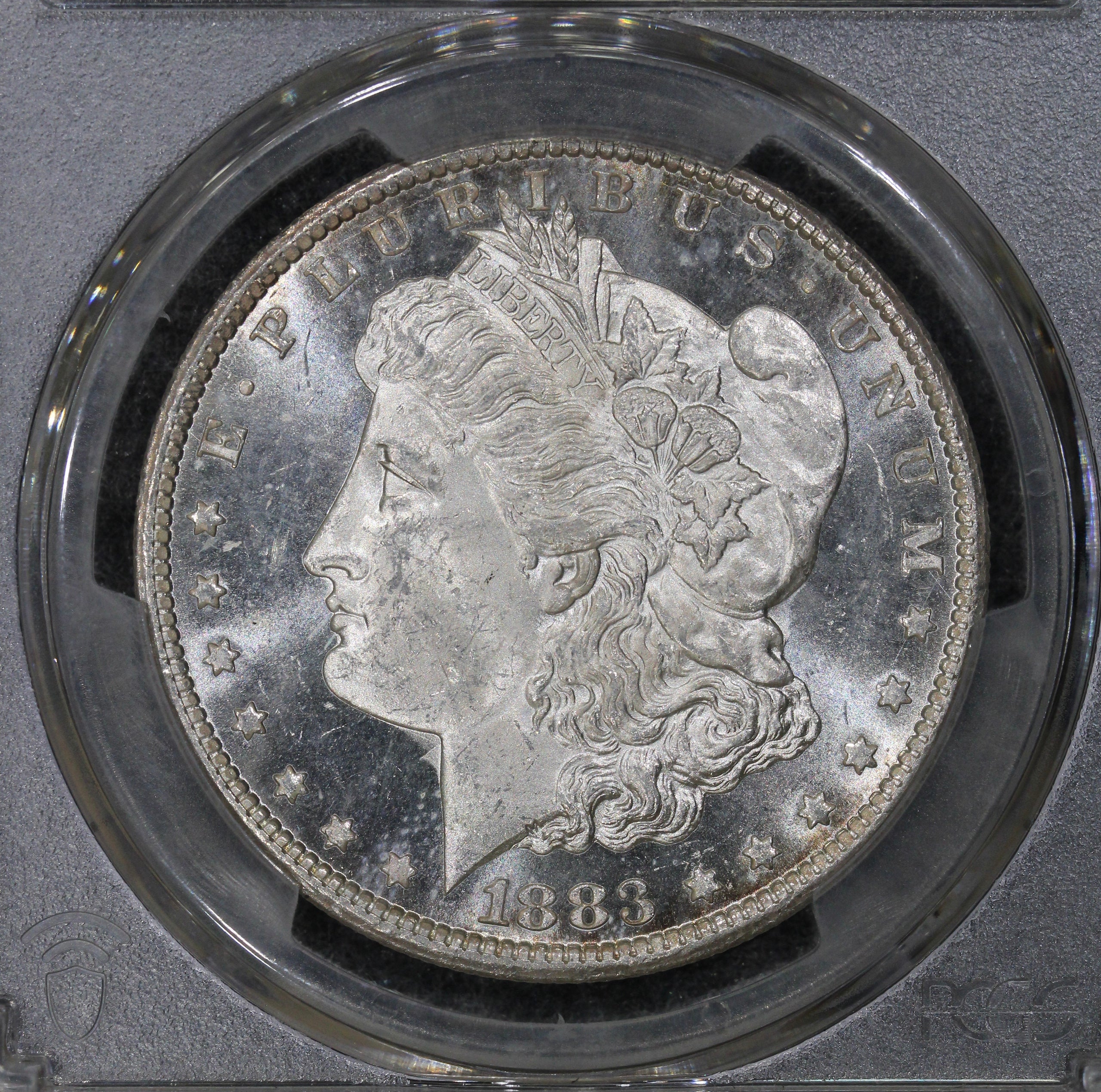 1883-CC (MS64DMPL) $1 Morgan Silver Dollar PCGS