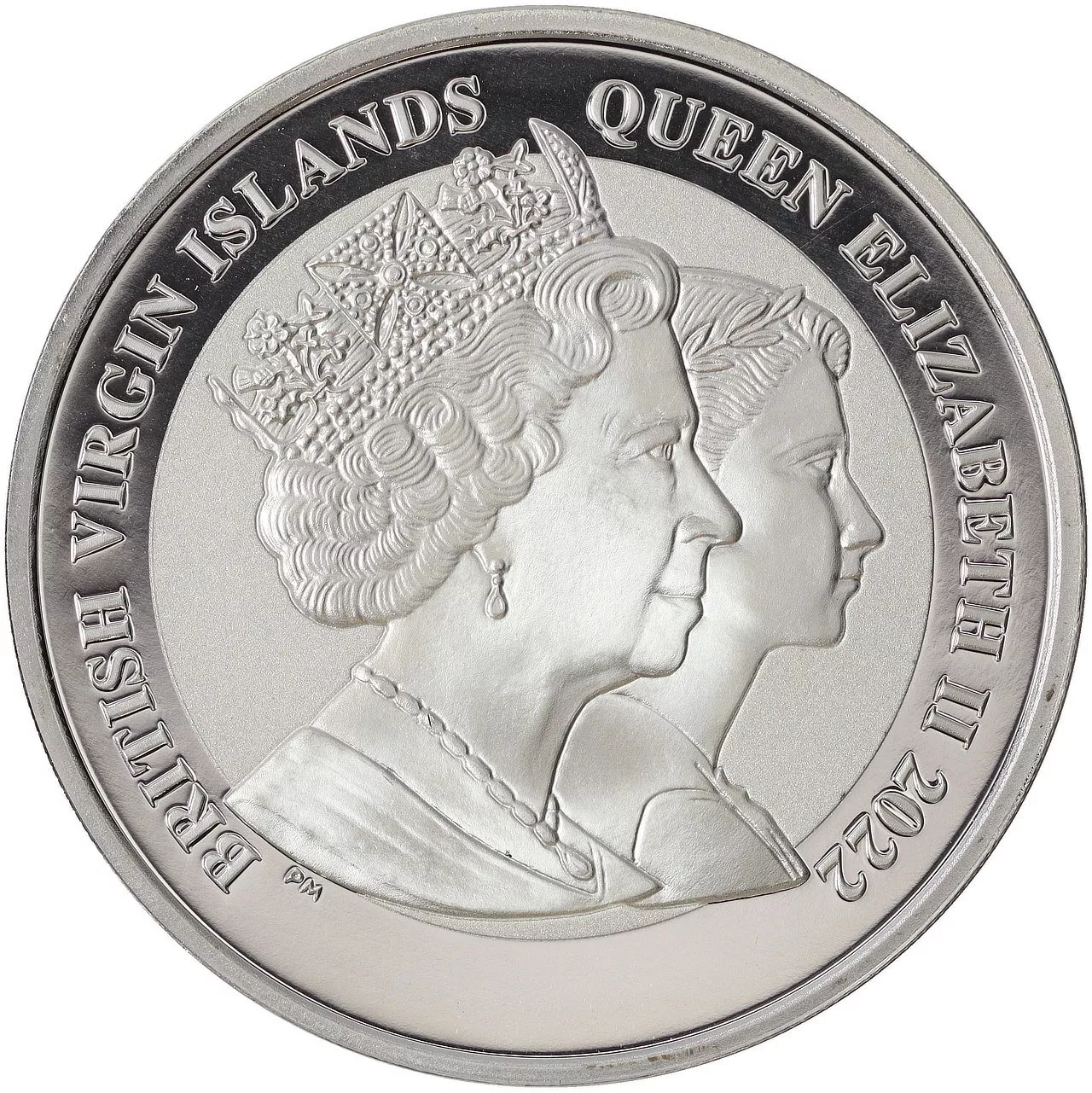 2022 British Virgin Islands $1 Life of Queen Elizabeth II 1 oz .999 Silver Coin