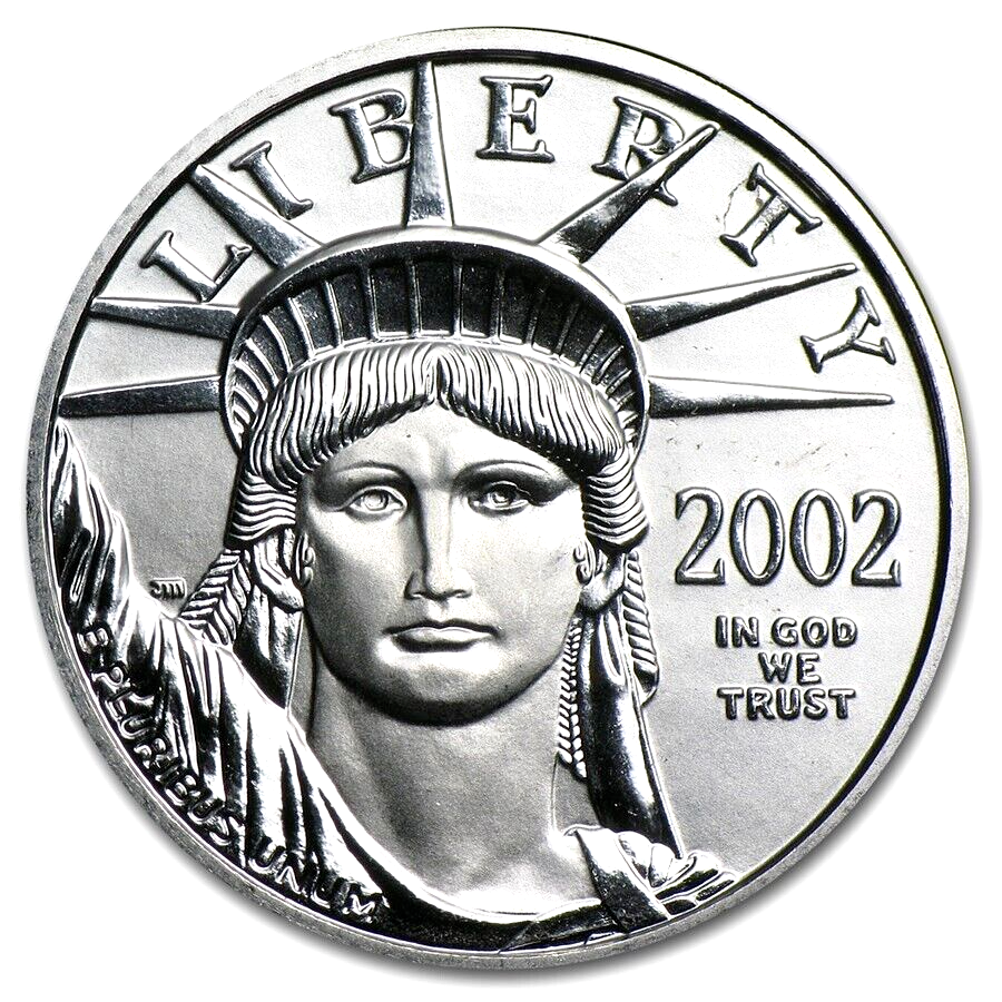 2002 American Platinum Eagle (1/4 oz) $25 - BU