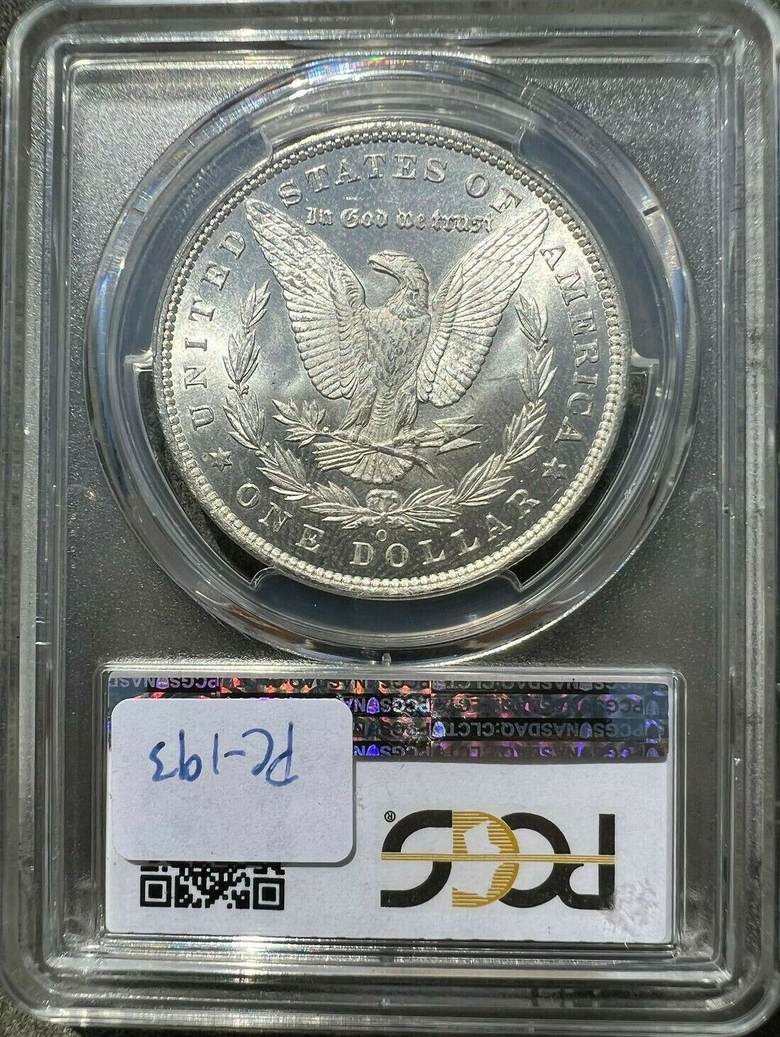 1885-O (MS65+ CAC) Morgan Silver Dollar PCGS Graded Coin