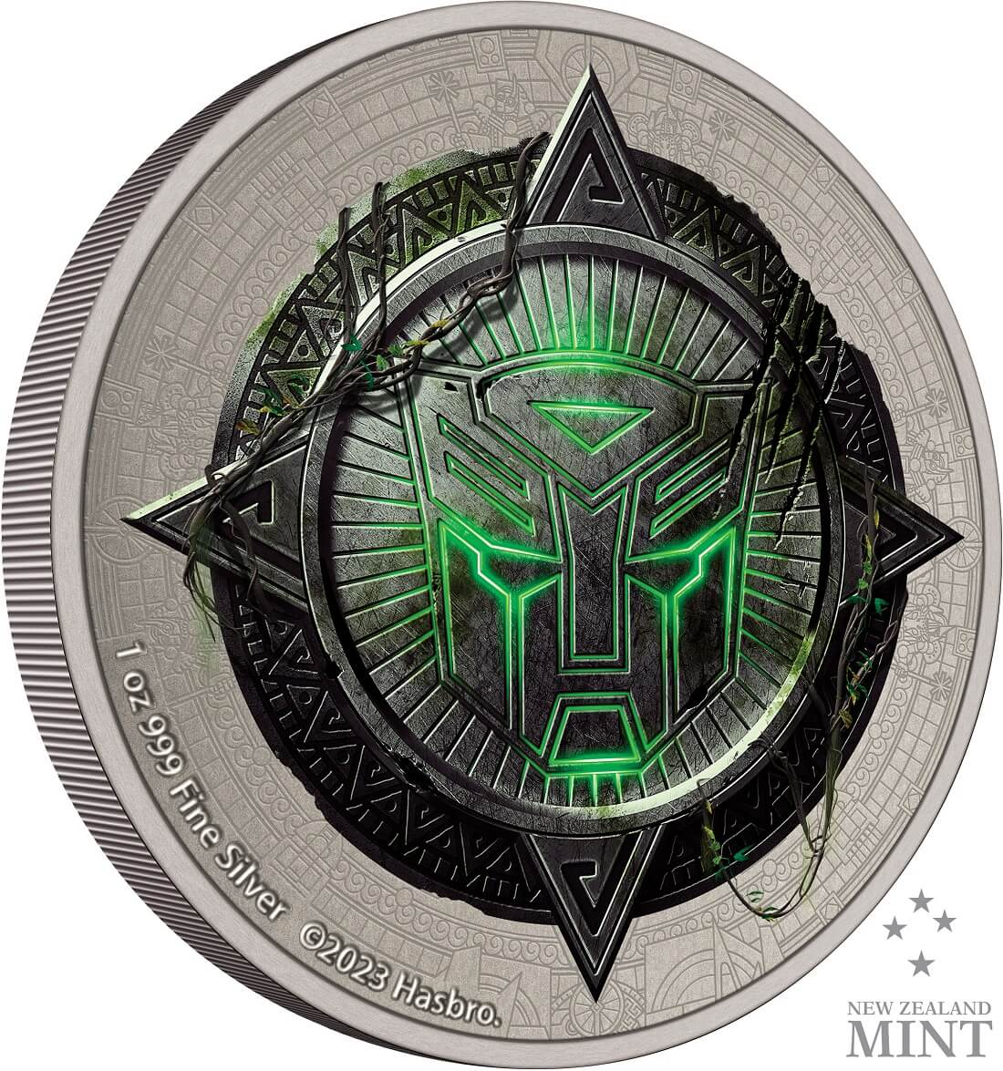 2023 Transformers: Rise of the Beast 1 oz .999 Fine Silver with Box/OGP