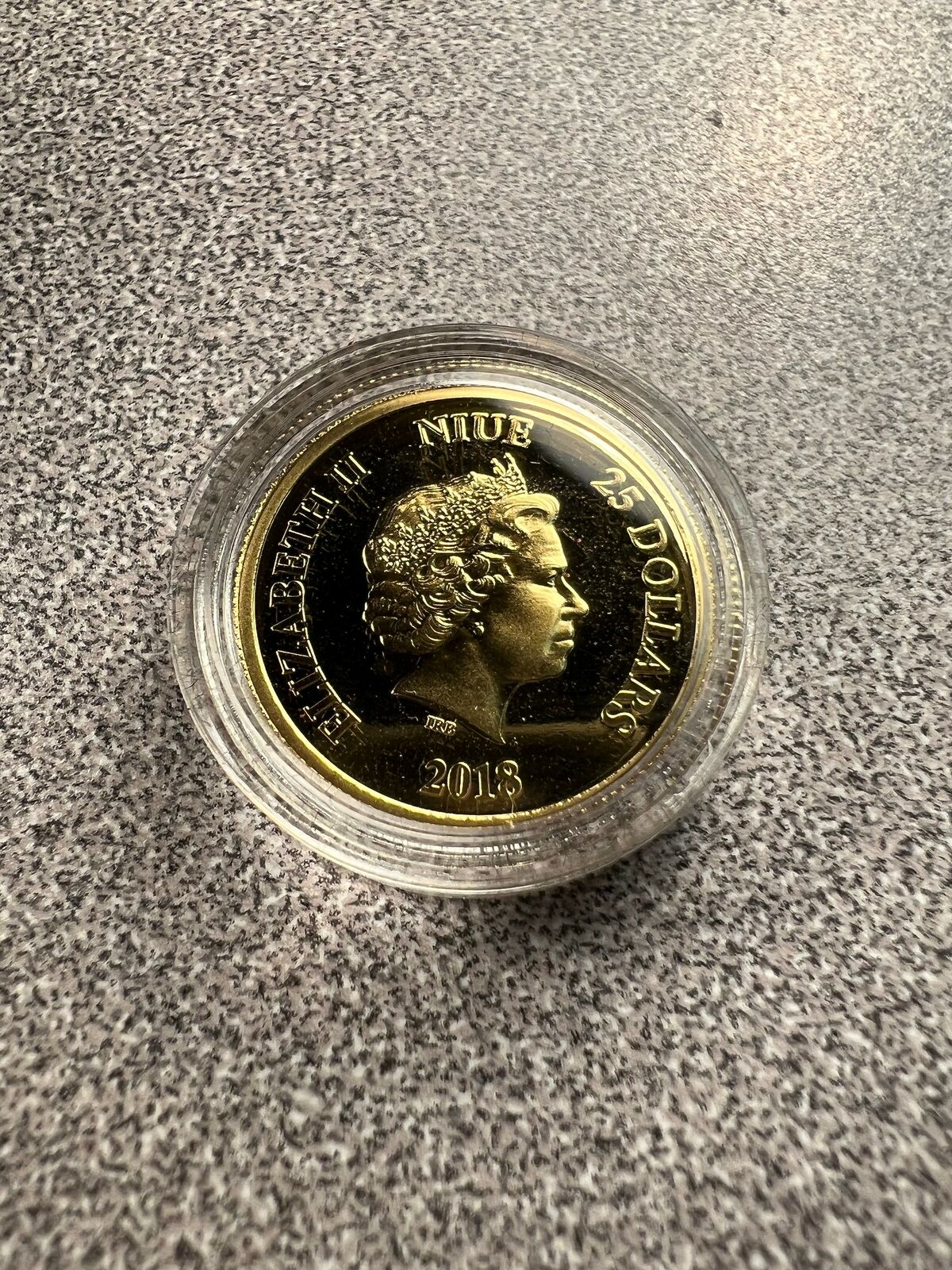 2018 (Proof) 1/4 oz Gold $25 Niue Disney Mickey Mouse Coin w/ Box and COA