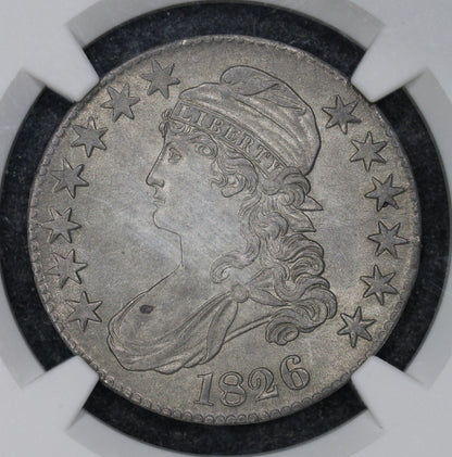 1826 (AU58) Capped Bust Half Dollar 50c NGC