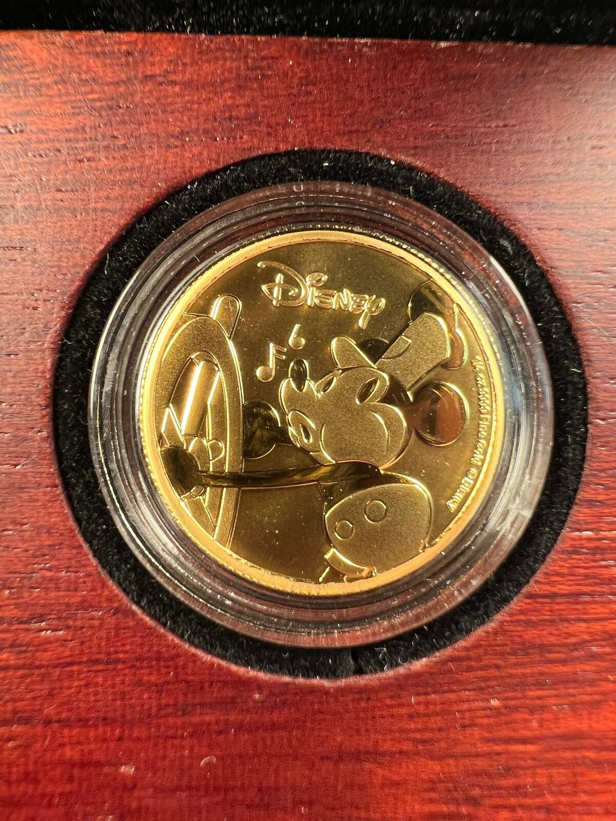 2018 (Proof) 1/4 oz Gold $25 Niue Disney Mickey Mouse Coin w/ Box and COA