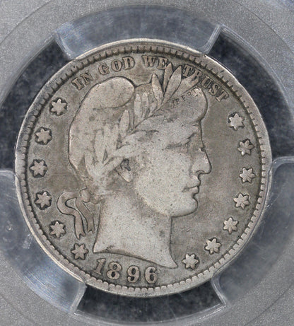 1896-S (F15) Barber Quarter 25c PCGS