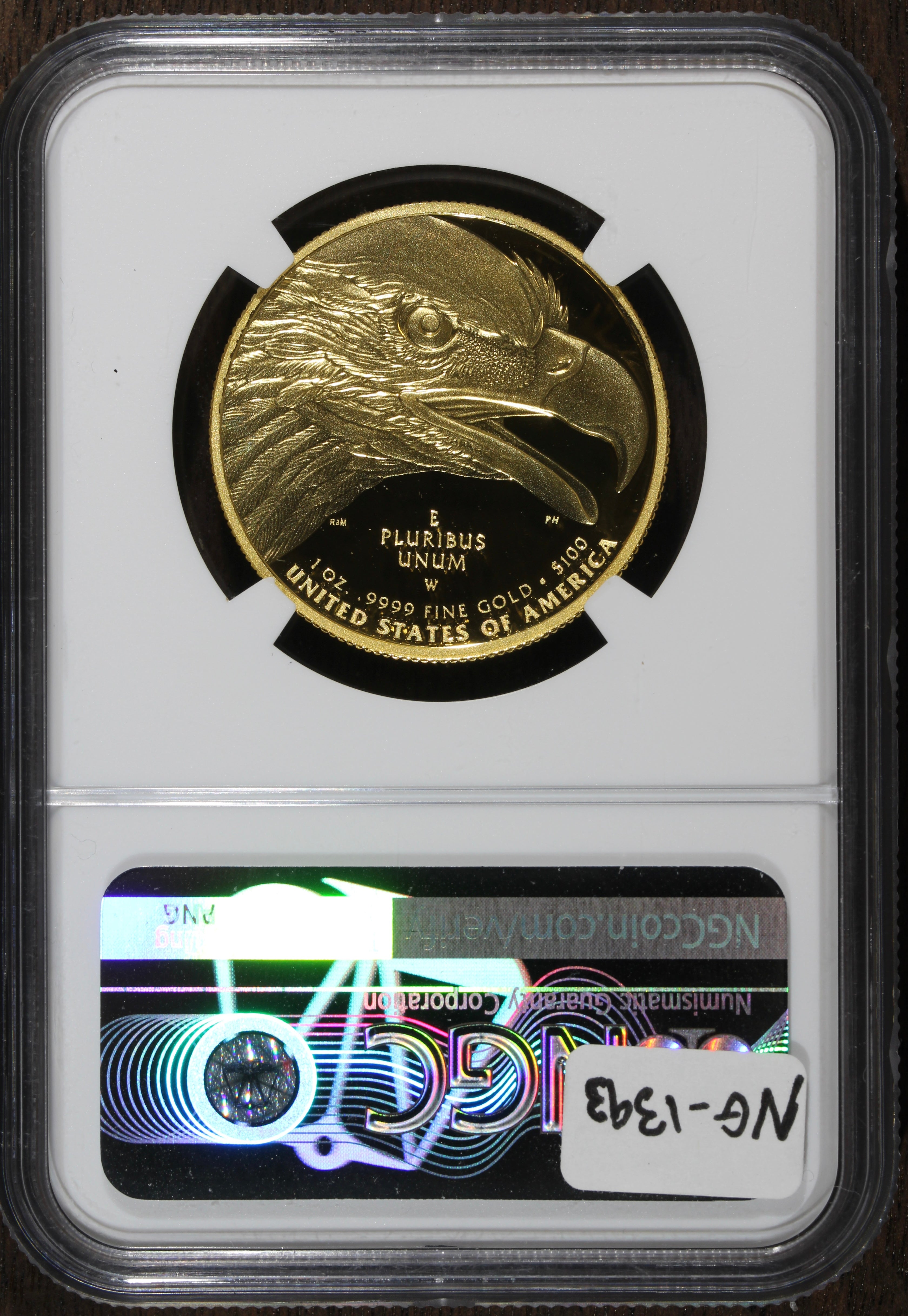 2021-W (PF70) $100 Gold Proof American Liberty High Relief 1 oz NGC - Bronco