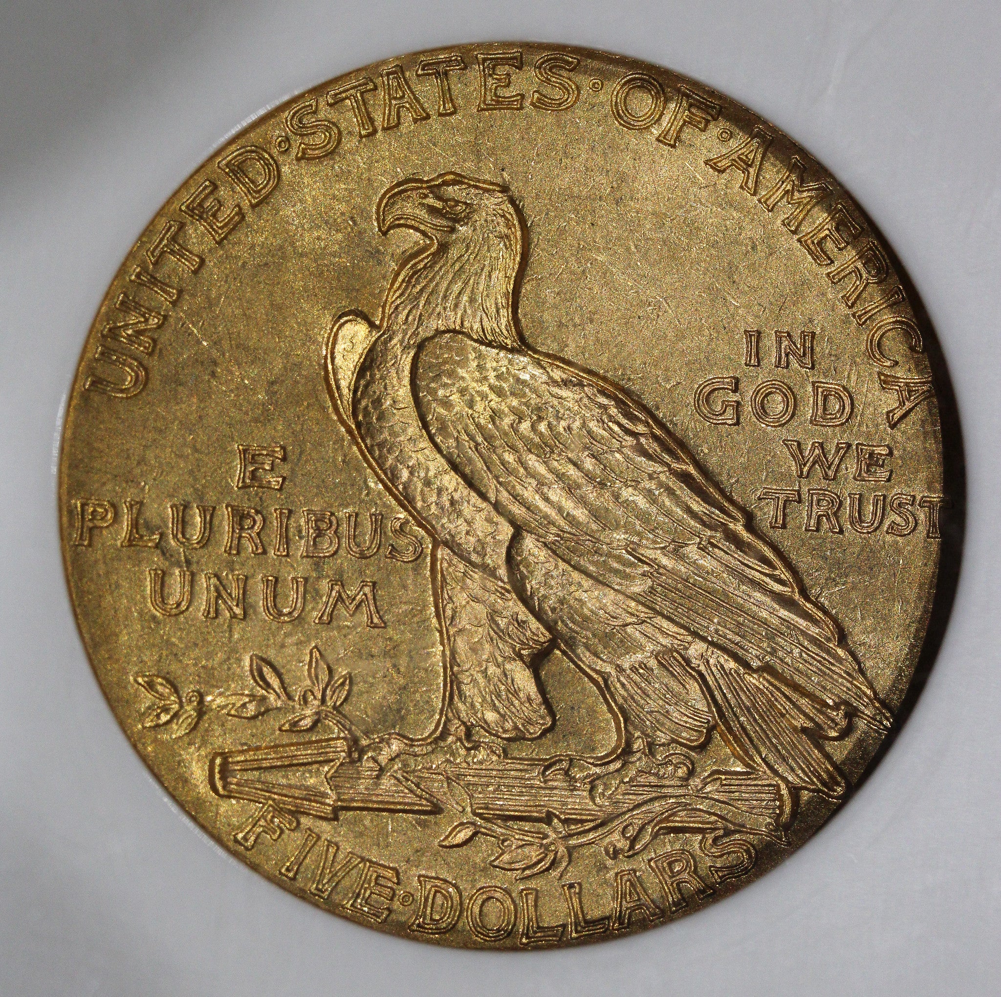 1915 (MS63) $5 Indian Head Gold Half Eagle NGC