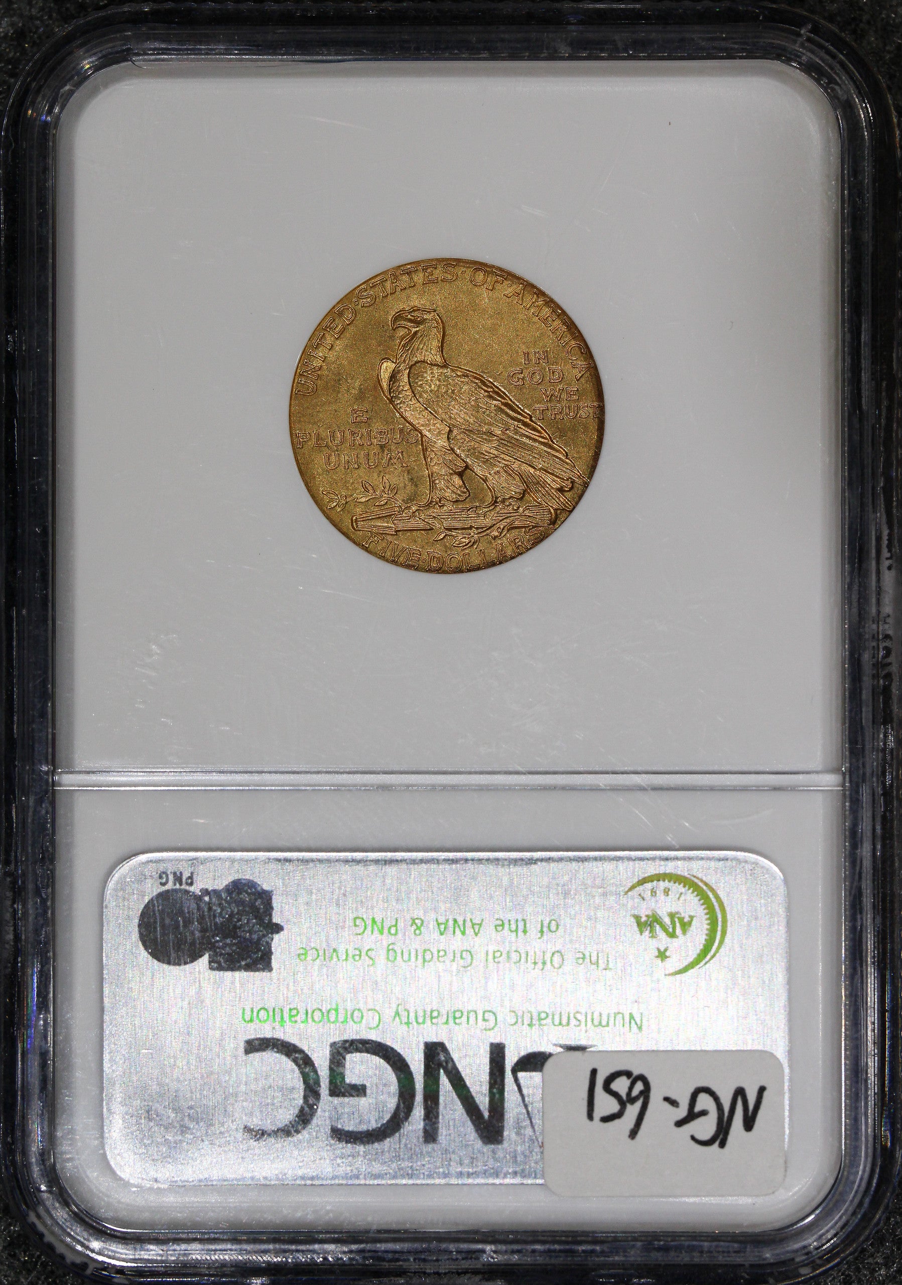 1915 (MS63) $5 Indian Head Gold Half Eagle NGC