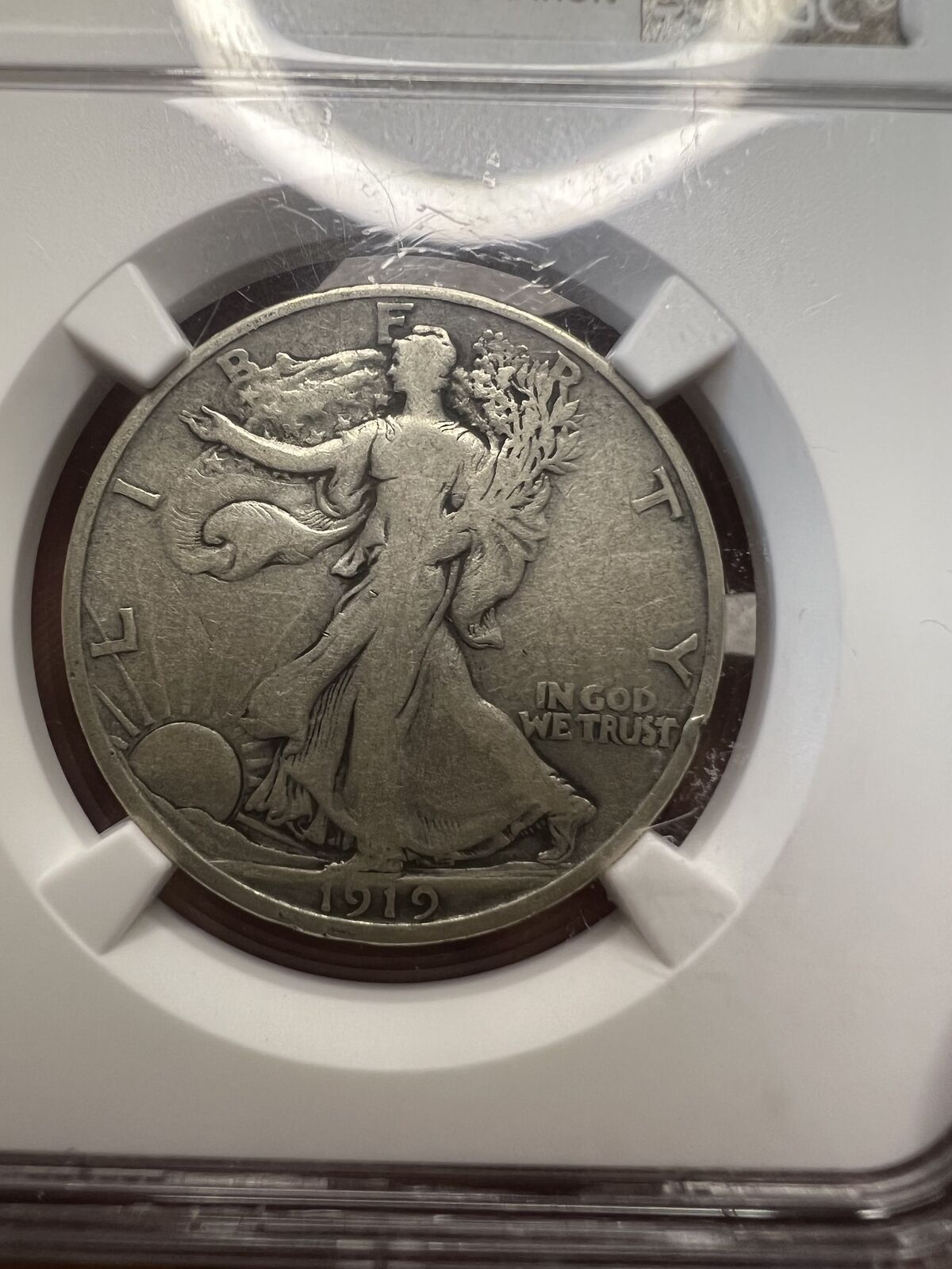 1919-D (F12) Walking Liberty Half Dollar 50c NGC Graded Coin