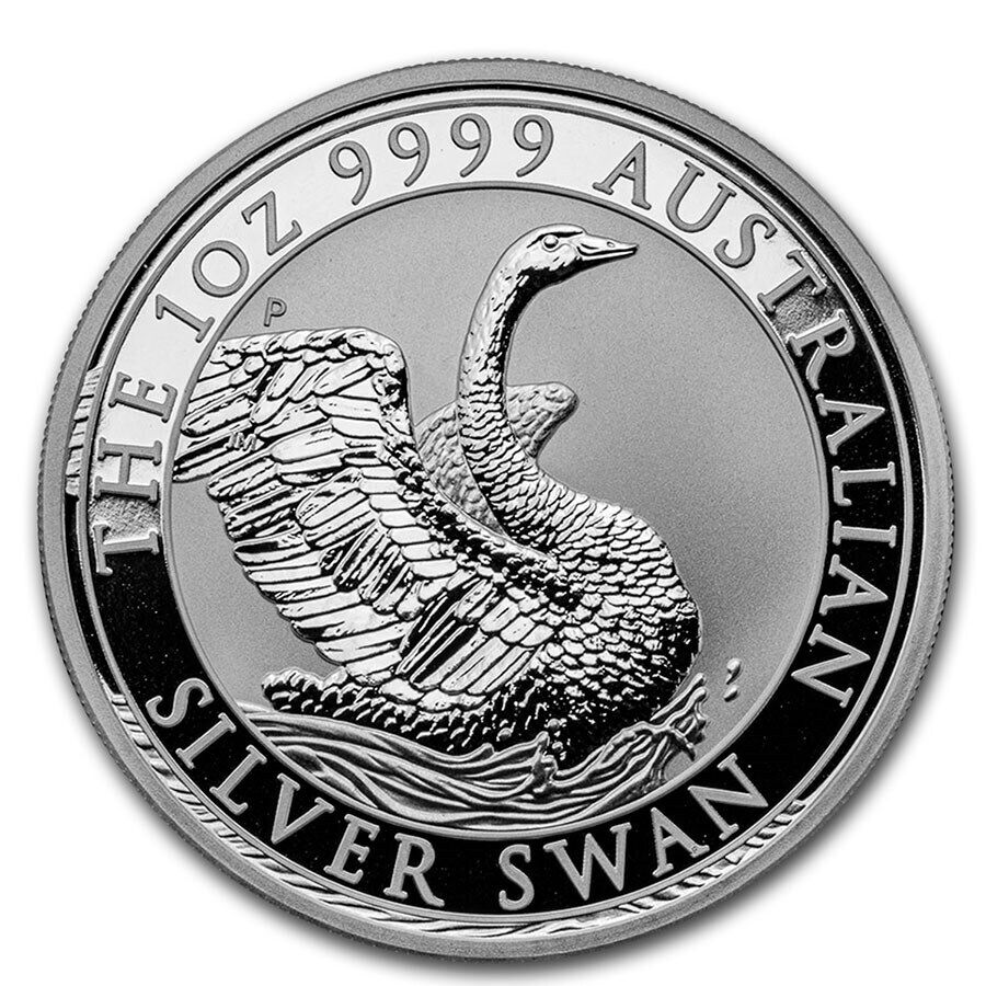 2020 Australian Swan Silver 1 oz .9999 BU Coin