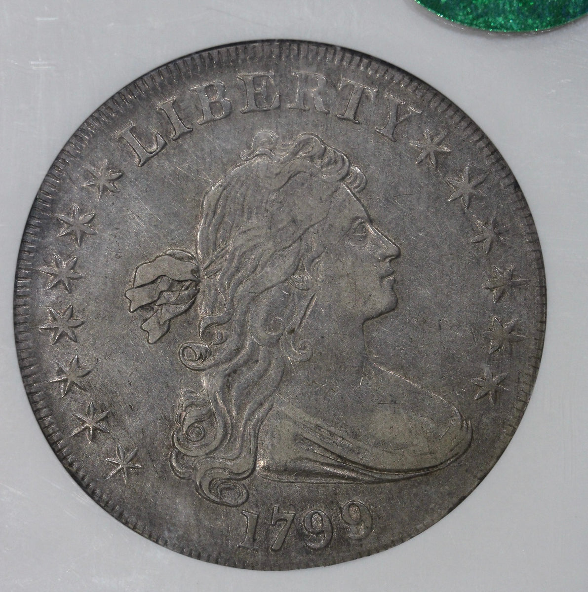 1799 (XF45 CAC) $1 Draped Bust Silver Dollar NGC