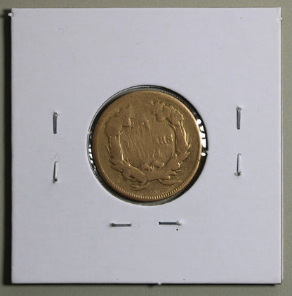 1874 $3 Three Dollar Gold Princess Lowball Piece Raw