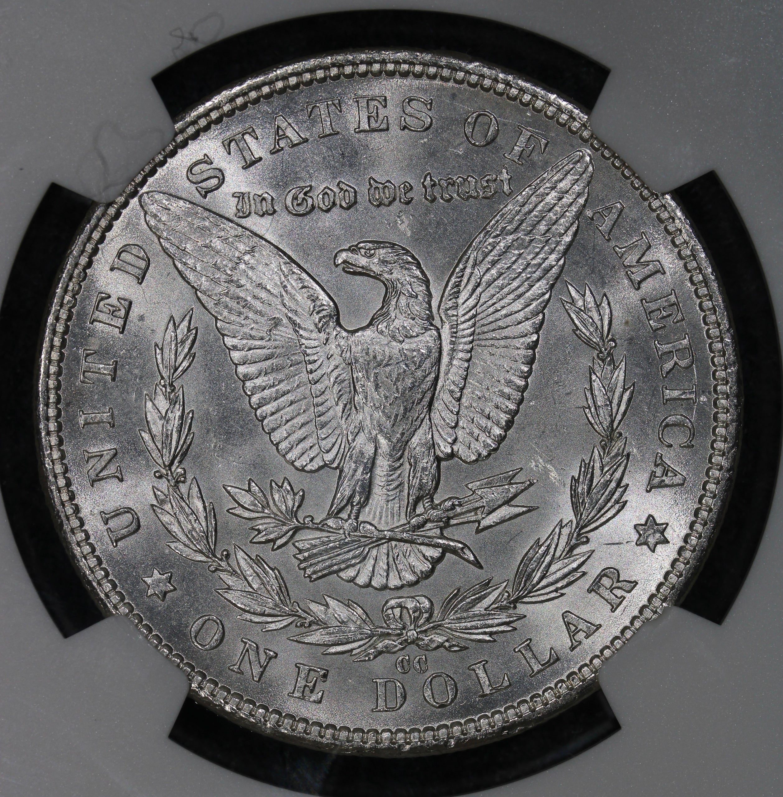 1890-CC (MS63) $1 Morgan Silver Dollar NGC