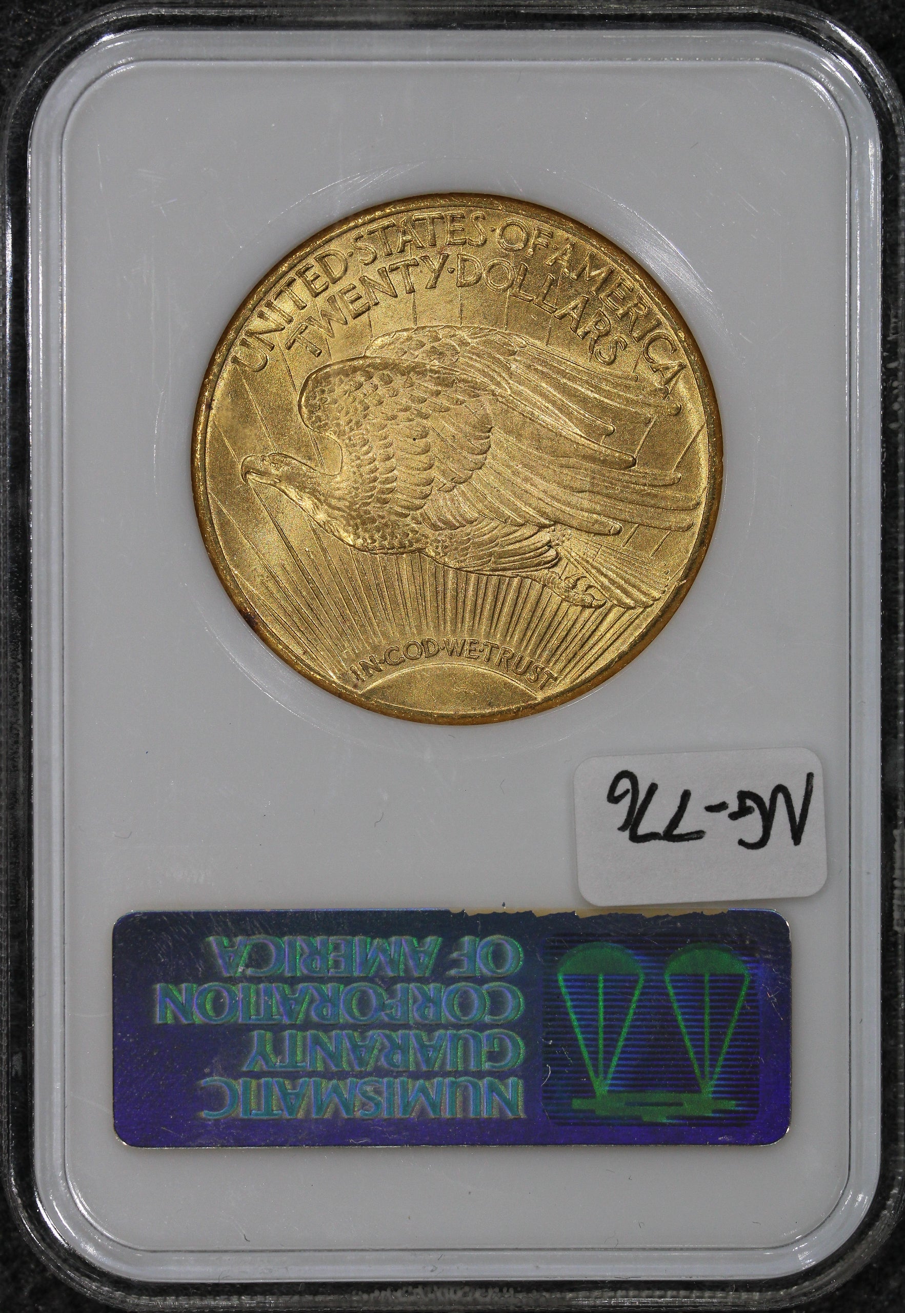 1927 (MS62 GOLD CAC) $20 Saint Gaudens Double Eagle NGC Fatty - GOLD STICKER