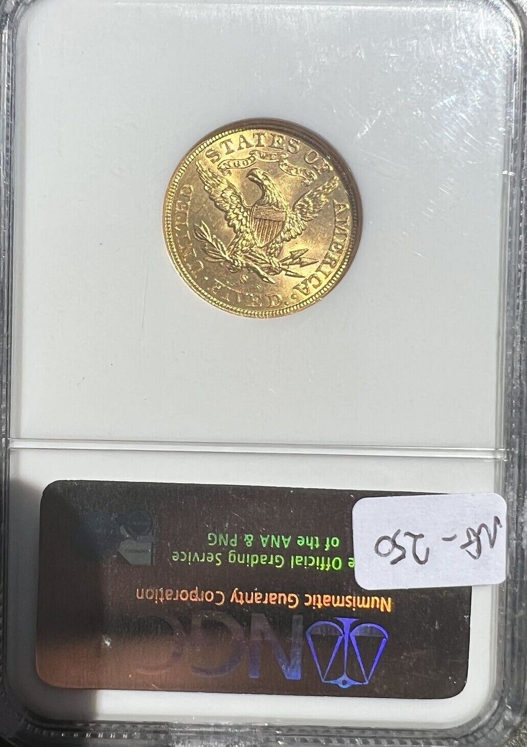 1903-S (MS64) $5 Liberty Head Half Eagle Gold NGC Graded Coin