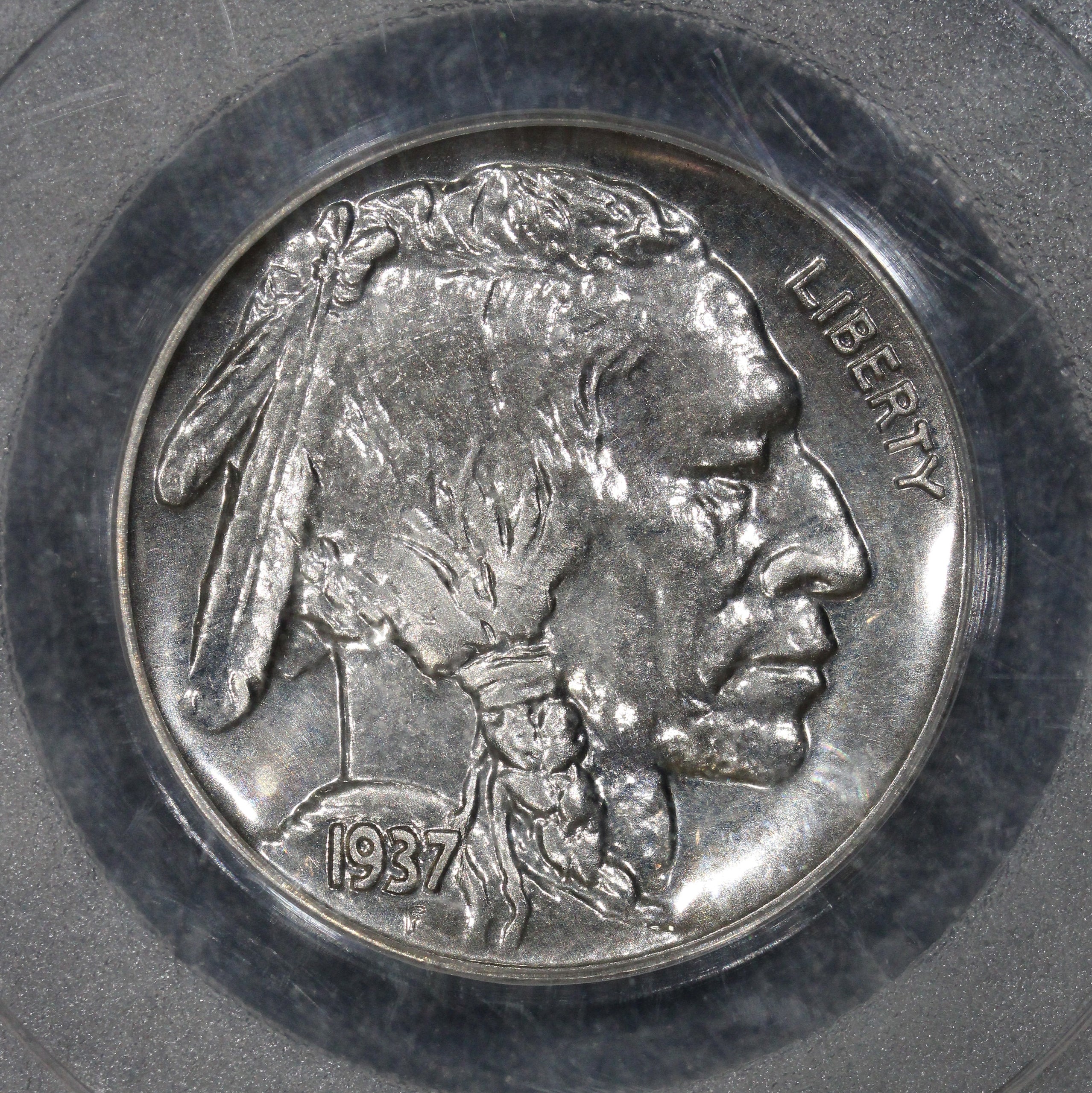 1937 (PR65 Gold CAC) Proof Buffalo Nickel 5c PCGS OGH