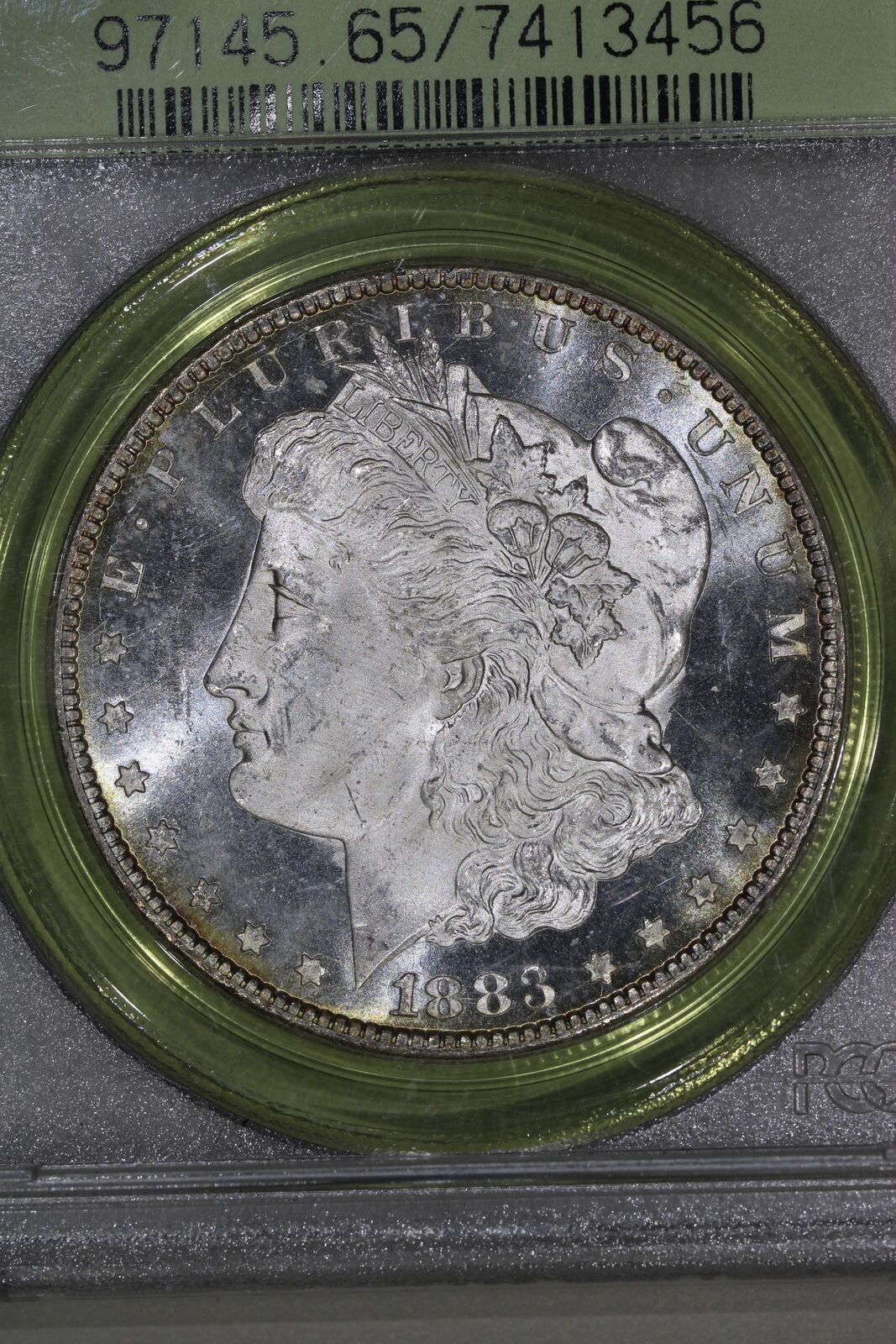 1883-CC (MS63 DMPL) Morgan Silver Dollar $1 Deep Mirror Prooflike PCGS OGH