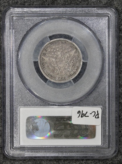 1896-S (F15) Barber Quarter 25c PCGS