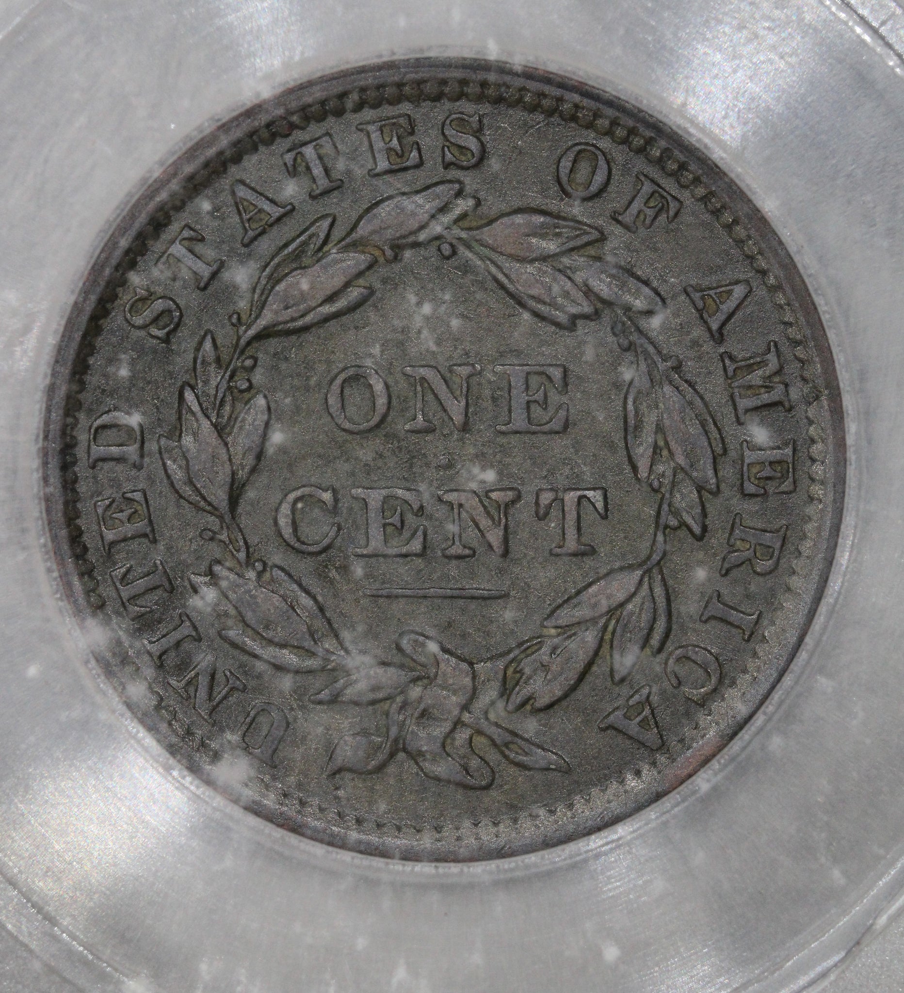 1838 (XF40) Coronet Head Large Cent 1c Penny ICG