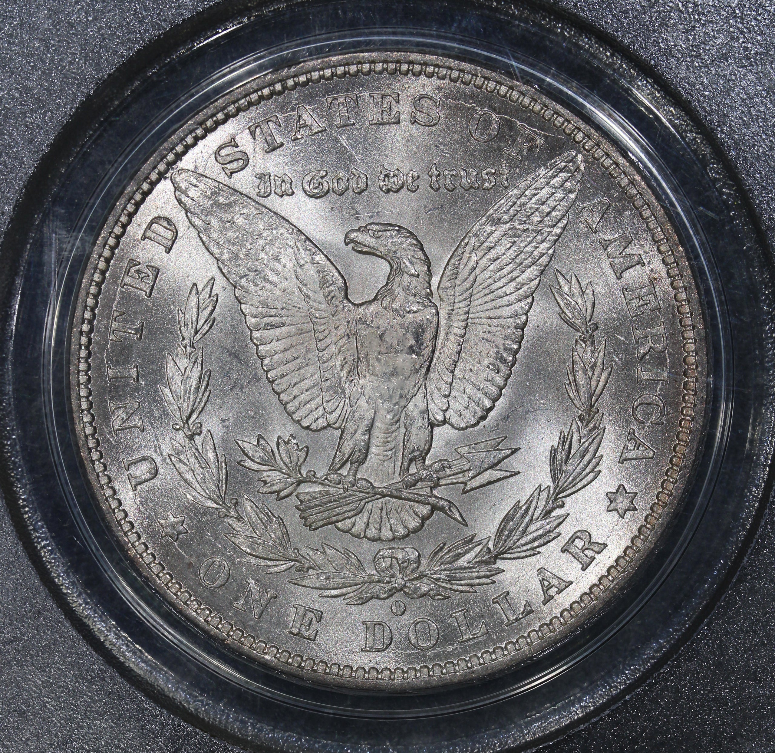 1879-O (MS63 CAC) $1 Morgan Silver Dollar Old Green Holder PCGS OGH