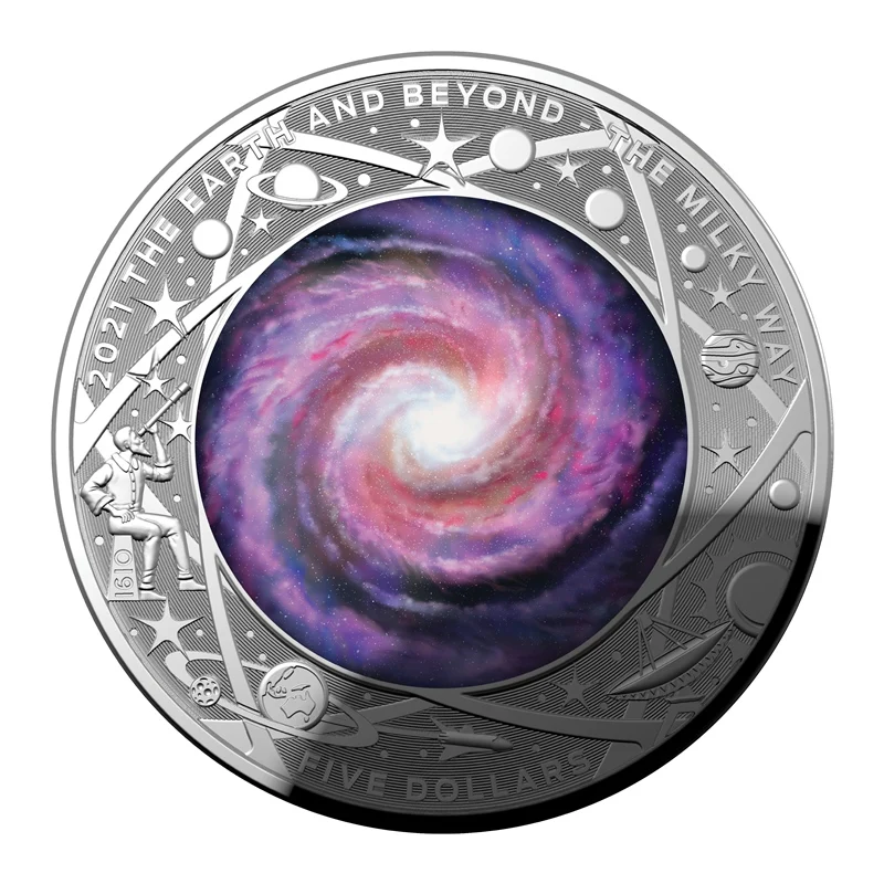 2021 The Earth & Beyond Series – The Milky Way $5 Silver Domed Coin - Australia