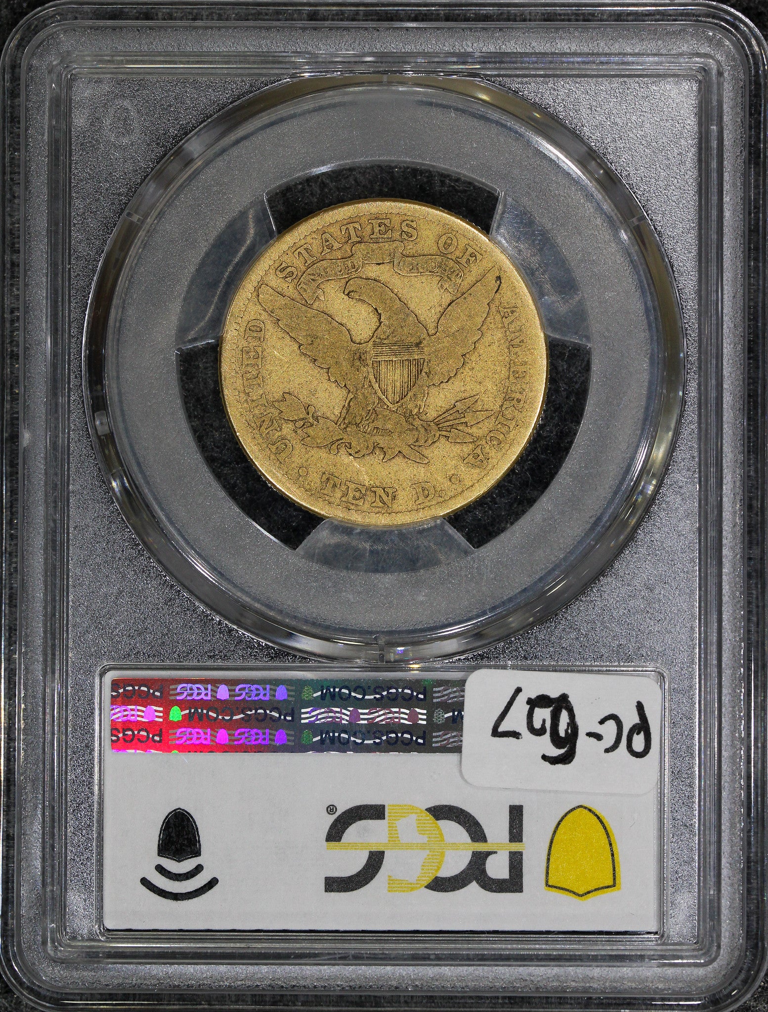 1907 (G4 CAC) $10 Liberty Head Gold Eagle PCGS