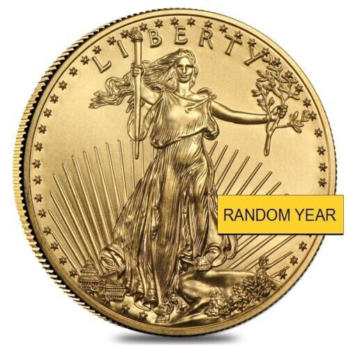 RANDOM YEAR 1/4 oz American Gold Eagle - US $10 Gold Coin .25