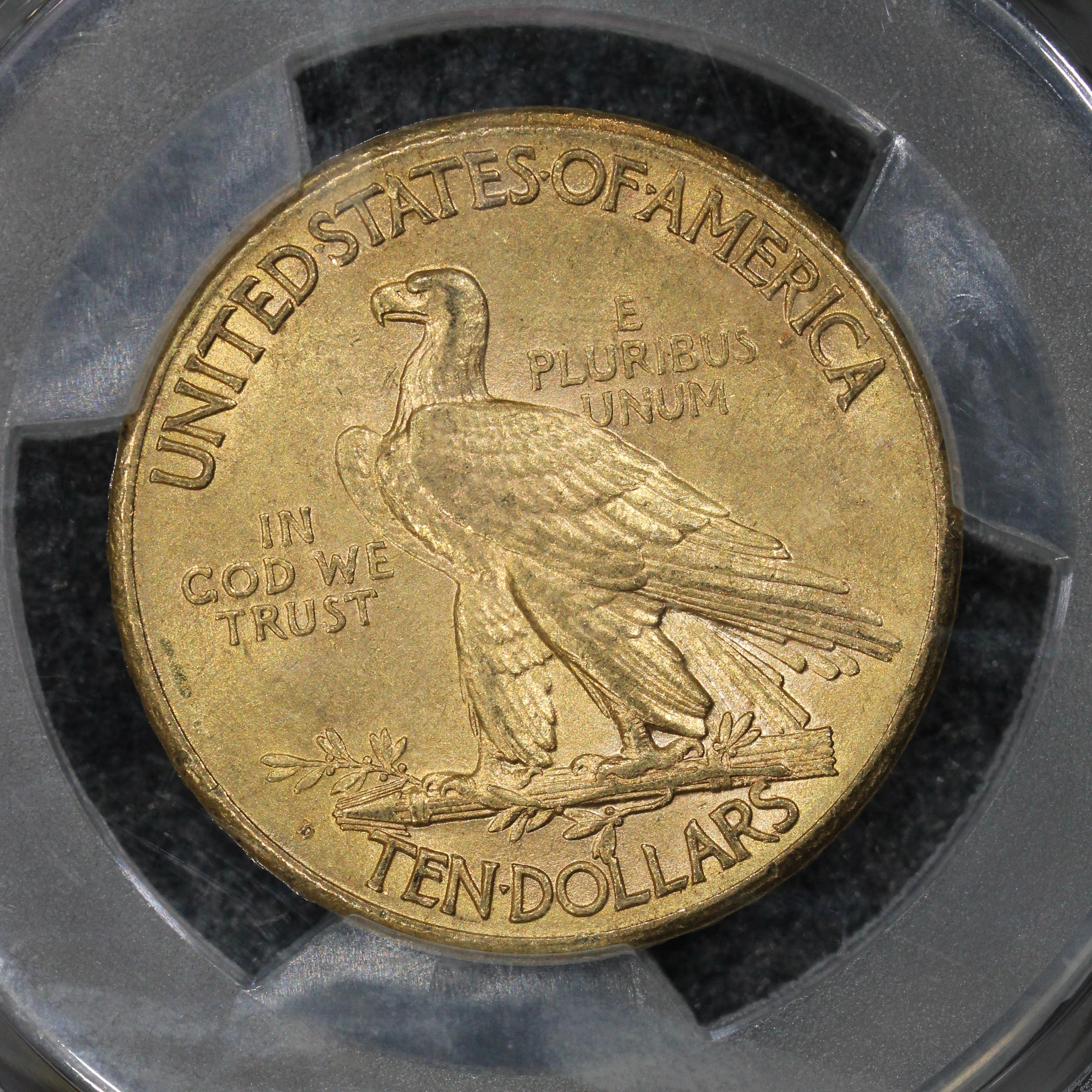 1911-D (AU58 CAC) $10 Indian Gold Eagle PCGS - CAC & KEY DATE