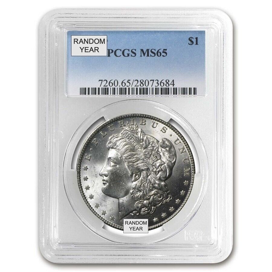 (Random Year) pre-1921 - PCGS MS65 Morgan Dollar $1 - Slabbed Uncirculated