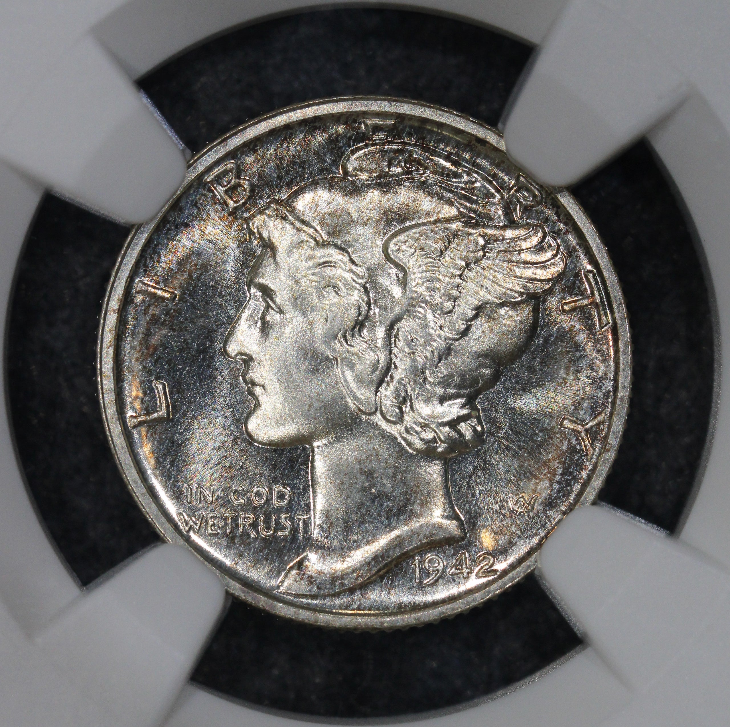 1942 (PF67+ CAC) Proof Mercury Dime (Plus Grade) 10c NGC