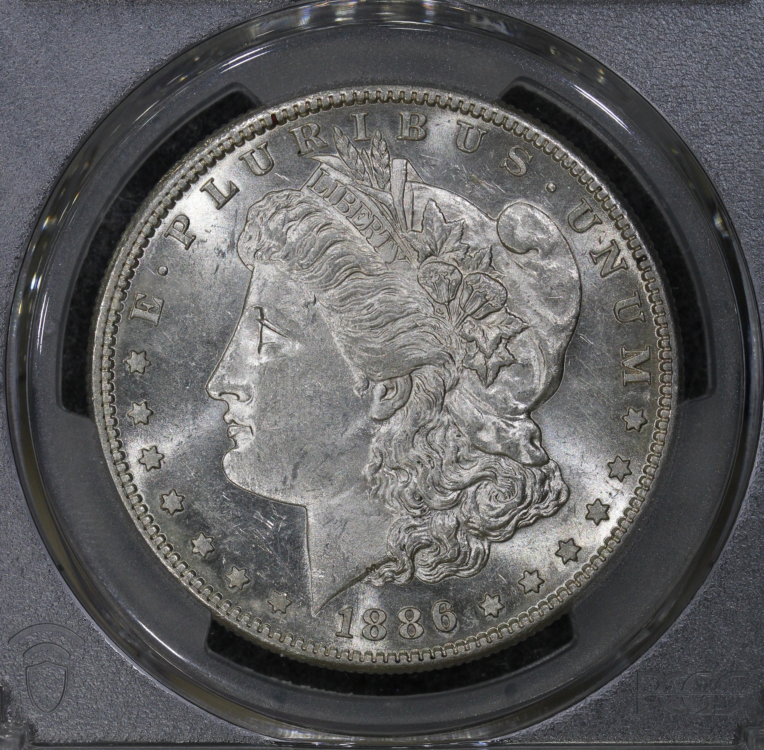 1886-S (MS61) $1 Morgan Silver Dollar PCGS