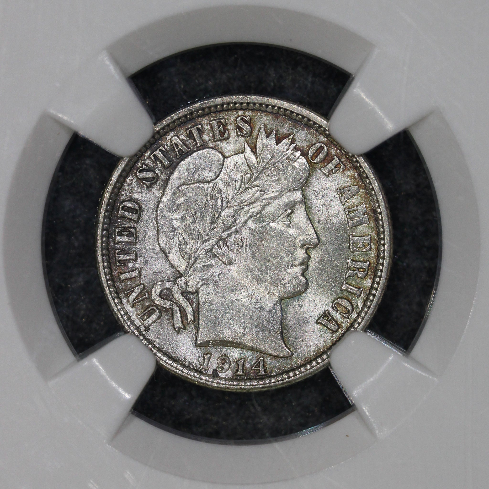 1914-D (MS62) Barber Dime 10c NGC