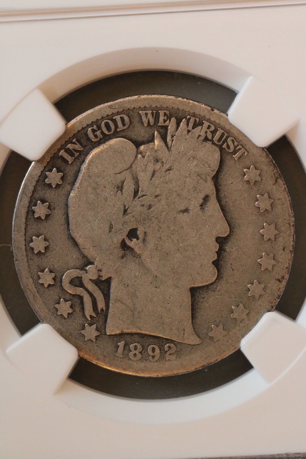 1892-S (AG3 CAC) Barber Half Dollar 50c NGC Graded Coin