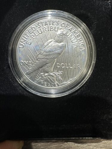 (1) 2021 Peace Silver Dollar with OGP & COA - 21XH