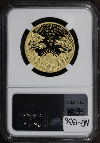2024-W (PF70) 1 oz $100 Proof Gold Liberty & Britannia NGC - Early Releases - US
