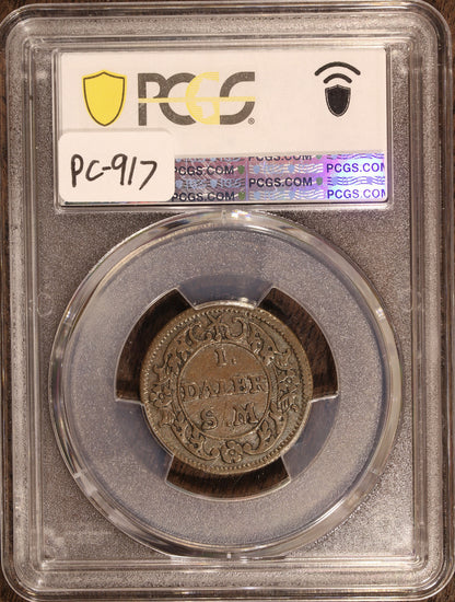 1718 (VF30) Sweden Daler PCGS - Phoebus