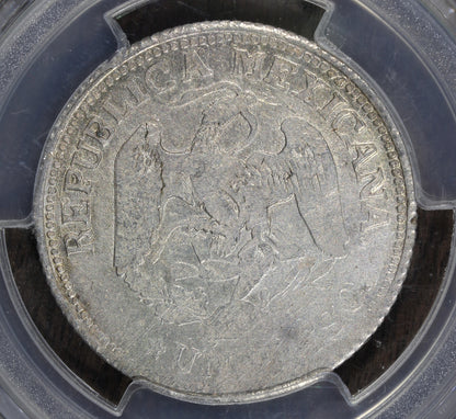 1914-GRO (UNC Detail) Mexico Guerrero 1 Un Peso KM-641 PCGS - Revolutionary!